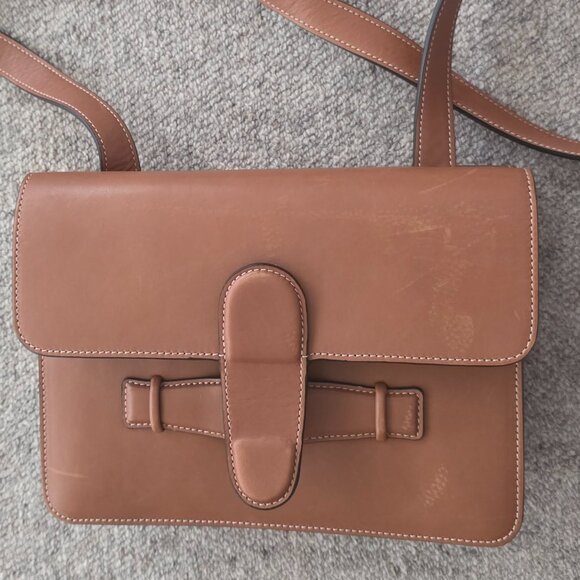 Authentic Céline by Phoebe PhiloNatural Calfskin Medium Symmetrical Bag Tan - Picture 9 of 16